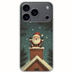 Chimney Santa iPhone 17 Pro Max Flexible TPU (Διάφανη Σιλικόνη)