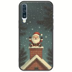 Chimney Santa Samsung Galaxy A50 Black TPU (Μαύρη Σιλικόνη)