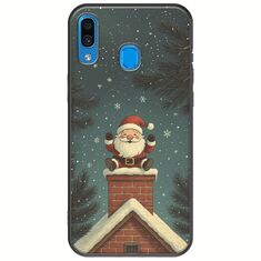 Chimney Santa Samsung Galaxy A20e Black TPU (Μαύρη Σιλικόνη)