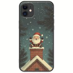 Chimney Santa iPhone 11 Black TPU (Μαύρη Σιλικόνη)