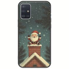 Chimney Santa Samsung Galaxy A51 Black TPU (Μαύρη Σιλικόνη)