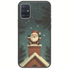 Chimney Santa Samsung Galaxy A71 Black TPU (Μαύρη Σιλικόνη)