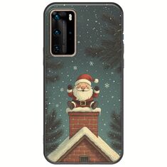 Chimney Santa Huawei P40 Pro Black TPU (Μαύρη Σιλικόνη)