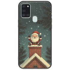 Chimney Santa Samsung Galaxy A21s Black TPU (Μαύρη Σιλικόνη)