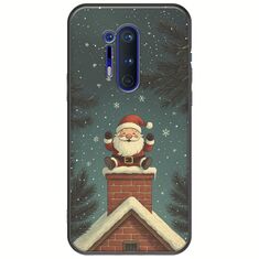 Chimney Santa OnePlus 8 Pro Black TPU (Μαύρη Σιλικόνη)
