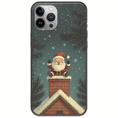 Chimney Santa iPhone 12 Pro Max Black TPU (Μαύρη Σιλικόνη)