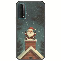 Chimney Santa Huawei P Smart 2021 Black TPU (Μαύρη Σιλικόνη)