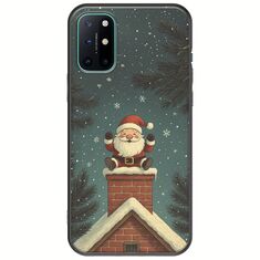 Chimney Santa OnePlus 8T Black TPU (Μαύρη Σιλικόνη)