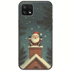 Chimney Santa Samsung Galaxy A22 5G Black TPU (Μαύρη Σιλικόνη)