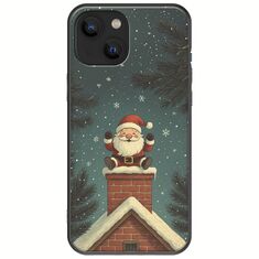 Chimney Santa iPhone 13  Black TPU (Μαύρη Σιλικόνη)