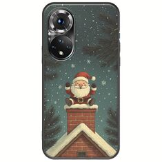 Chimney Santa Huawei Honor 50 Black TPU (Μαύρη Σιλικόνη)