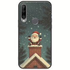Chimney Santa Huawei Y6p Black TPU (Μαύρη Σιλικόνη)