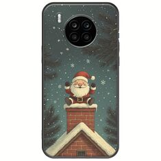Chimney Santa Huawei Nova 8i Black TPU (Μαύρη Σιλικόνη)
