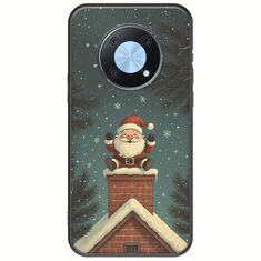 Chimney Santa Huawei Nova Y90 Black TPU (Μαύρη Σιλικόνη)