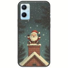 Chimney Santa Oppo A96 4G Black TPU (Μαύρη Σιλικόνη)