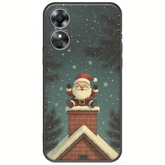 Chimney Santa Oppo A17 Black TPU (Μαύρη Σιλικόνη)