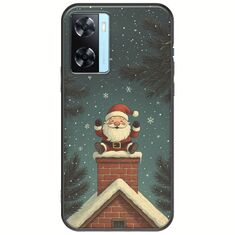 Chimney Santa Oppo A77 5G Black TPU (Μαύρη Σιλικόνη)