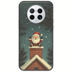 Chimney Santa Huawei Mate 50 Pro Black TPU (Μαύρη Σιλικόνη)