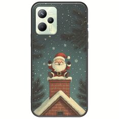 Chimney Santa Realme Narzo 50A Prime Black TPU (Μαύρη Σιλικόνη)