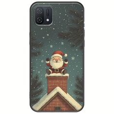 Chimney Santa Oppo A16K Black TPU (Μαύρη Σιλικόνη)