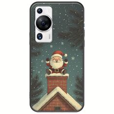 Chimney Santa Huawei P60 Black TPU (Μαύρη Σιλικόνη)