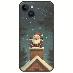 Chimney Santa iPhone 15 Plus Black TPU (Μαύρη Σιλικόνη)