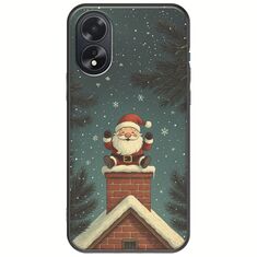Chimney Santa Oppo A18 4G Black TPU (Μαύρη Σιλικόνη)
