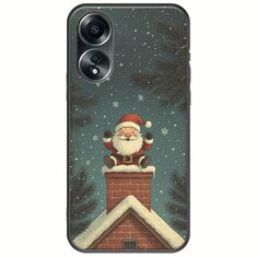 Chimney Santa Oppo A78 5G Black TPU (Μαύρη Σιλικόνη)