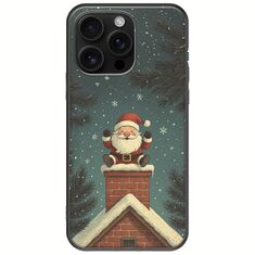 Chimney Santa iPhone 16 Pro Max Black TPU (Μαύρη Σιλικόνη)