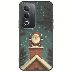 Chimney Santa Oppo A80 5G Black TPU (Μαύρη Σιλικόνη)