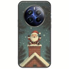 Chimney Santa Realme 12+ 5G Black TPU (Μαύρη Σιλικόνη)