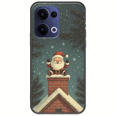 Chimney Santa Oppo Reno 13 5G Black TPU (Μαύρη Σιλικόνη)