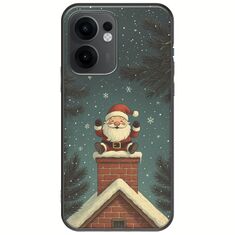 Chimney Santa Oppo Reno 13 F 5G Black TPU (Μαύρη Σιλικόνη)