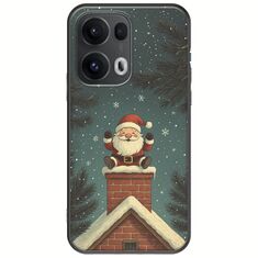 Chimney Santa Oppo Reno 13 Pro 5G Black TPU (Μαύρη Σιλικόνη)