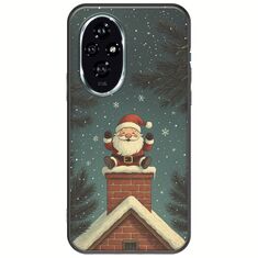Chimney Santa Honor 200 5G Black TPU (Μαύρη Σιλικόνη)
