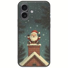 Chimney Santa iPhone 17 Black TPU (Μαύρη Σιλικόνη)