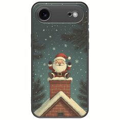 Chimney Santa iPhone Air Black TPU (Μαύρη Σιλικόνη)