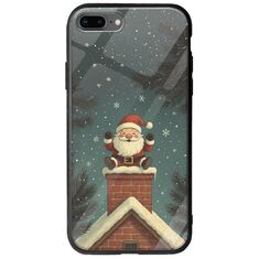 Chimney Santa iPhone 8 Plus Groove TPU (Tempered Glass και TPU)