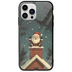 Chimney Santa iPhone 14 Pro Groove TPU (Tempered Glass και TPU)