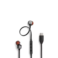 JBL Tune 310C μαύρα in-ear hands free ακουστικά USB-C