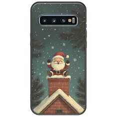 Chimney Santa Samsung Galaxy S10 Plus Black TPU (Μαύρη Σιλικόνη)