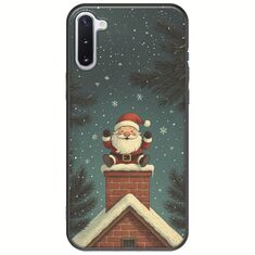 Chimney Santa Samsung Galaxy Note 10 Black TPU (Μαύρη Σιλικόνη)