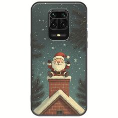 Chimney Santa Xiaomi Redmi Note 9S / 9 Pro / 9 Pro Max Black TPU (Μαύρη Σιλικόνη)