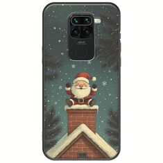 Chimney Santa Xiaomi Redmi Note 9 Black TPU (Μαύρη Σιλικόνη)