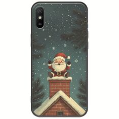 Chimney Santa Xiaomi Redmi 9A Black TPU (Μαύρη Σιλικόνη)