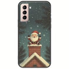 Chimney Santa Samsung Galaxy S21 Black TPU (Μαύρη Σιλικόνη)