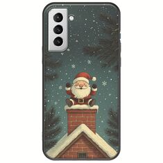 Chimney Santa Samsung Galaxy S21 Plus Black TPU (Μαύρη Σιλικόνη)