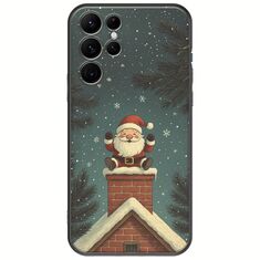 Chimney Santa Samsung Galaxy S22 Ultra Black TPU (Μαύρη Σιλικόνη)