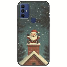 Chimney Santa TCL 305 / 306 / 30E / 30SE Black TPU (Μαύρη Σιλικόνη)