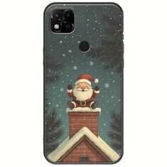 Chimney Santa Xiaomi Redmi 10A Black TPU (Μαύρη Σιλικόνη)